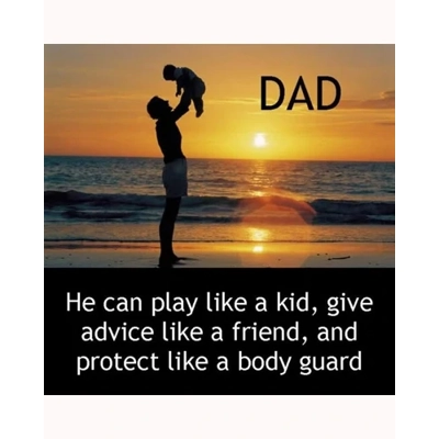 dad he can play like a kid