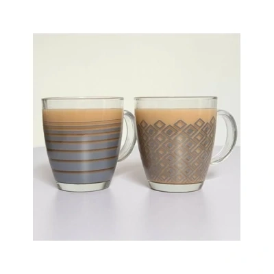 Diamond & Stripe Mugs - Set of 2 Diamond & Stripe Mugs - Set of 2