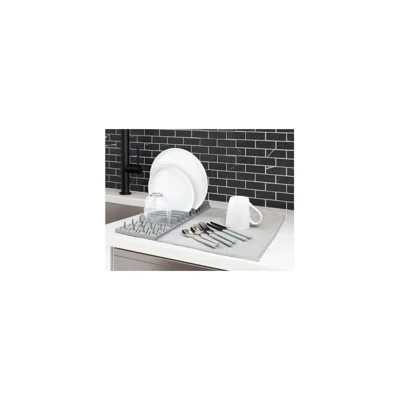 Dish Rack with Drying Mat Dish Rack with Drying Mat