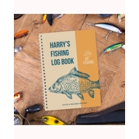 Personalised A5 Fishing Log Book