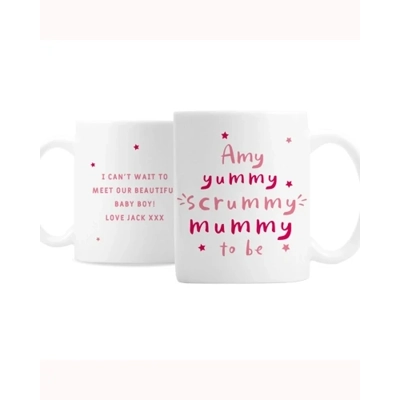 Personalised Yummy Scrummy Mummy To Be Mug