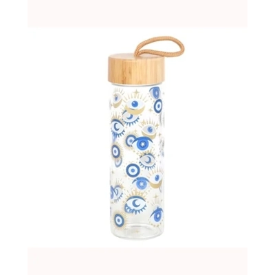 All Seeing Eye Reusable Glass Water Bottle All Seeing Eye Reusable Glass Water Bottle