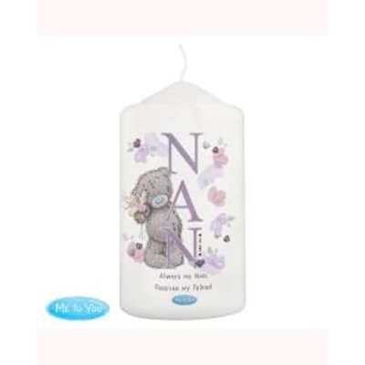 Personalised Me to You Nan Pillar Candle