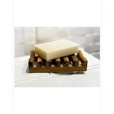 Hand Carved Bamboo Soap Dish