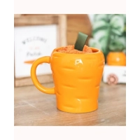 Carrot Shaped Mug and Socks Set