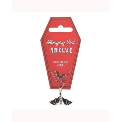 Hanging Bat Pendant Necklace
