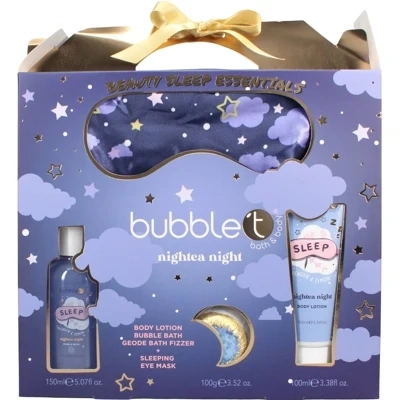Bubble T Nightea Night Beauty Sleep Essentials Gift Set Bubble T Nightea Night Beauty Sleep Essentials Gift Set