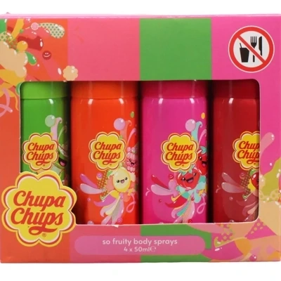 Chupa Chups 4 x 50ml So Fruity Body Spray Gift Set Chupa Chups 4 x 50ml So Fruity Body Spray Gift Set