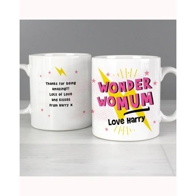 Personalised Wonder WoMum Mug Personalised Wonder WoMum Mug