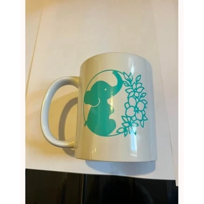 elephant print round