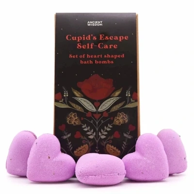 Cupids Escape Self Care Bath Heart Gift Set Cupids Escape Self Care Bath Heart Gift Set