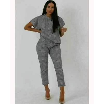 Check Boxy Loungewear Set Check Boxy Loungewear Set
