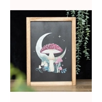 Forest Mushroom Framed Wall Art P..