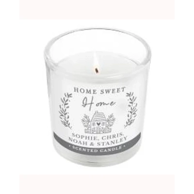 Personalised Home Scented Jar Candle Personalised Home Scented Jar Candle