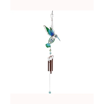 Blue/Green Hummingbird Windchime