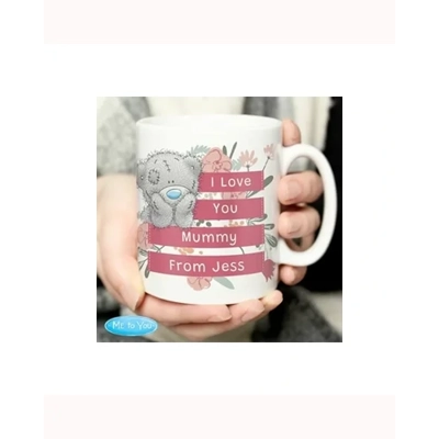 Personalised Me To You Floral Mug Personalised Me To You Floral Mug