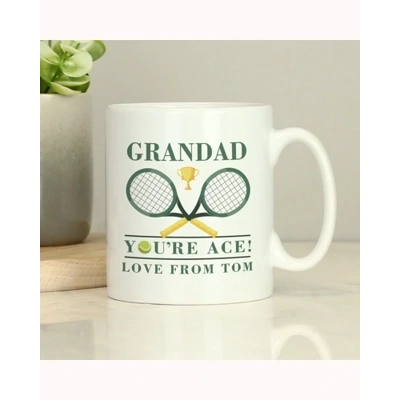Personalised Tennis Mug