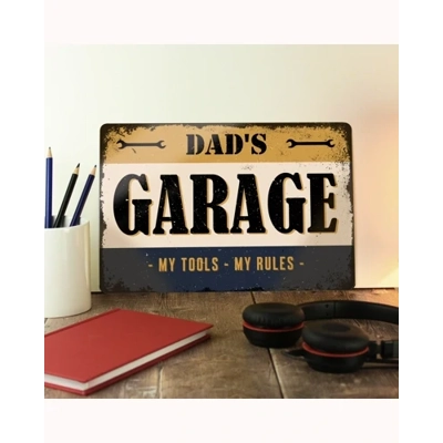 Personalised Garage Metal Sign