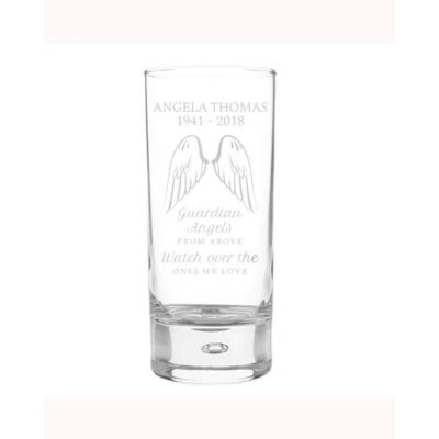 Personalised Guardian Angel Wings Floating Candle Holder Personalised Guardian Angel Wings Floating Candle Holder