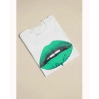Lips Print Oversized T-shirt