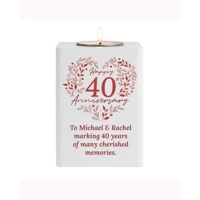 Personalised 40th Ruby Wedding An..
