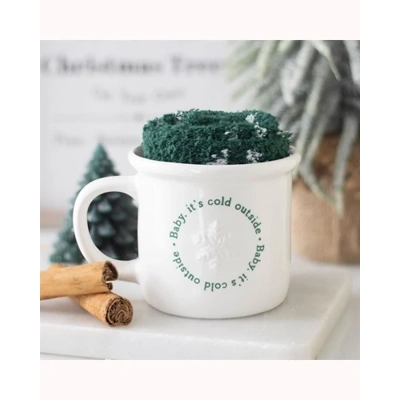 Baby It's Cold Outside Mug and Socks Set