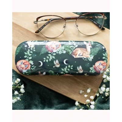 Fawn and Friends Forest Print Glasses Case
