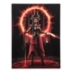 Fire Element Sorceress Canvas Plaque