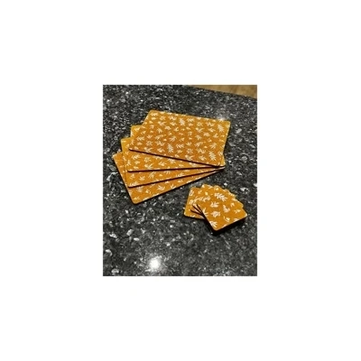 Floral Cork Placemats 4pk Floral Cork Placemats 4pk