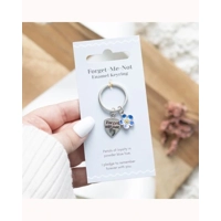 Forget-Me-Not Flower Keyring