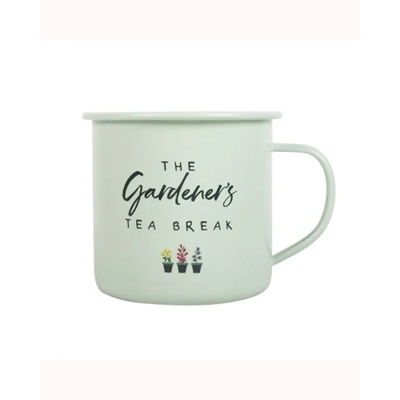 Gardener's Tea Break Enamel Mug Gardener's Tea Break Enamel Mug