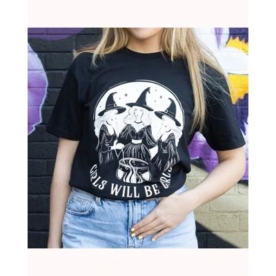 Girls Will Be Girls Witchy Unisex T-shirt