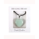 Green Adventurine Healing Crystal Heart Necklace