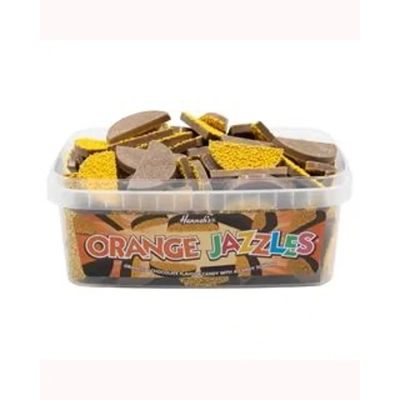 Hannah's Orange Jazzles Tub 600g Hannah's Orange Jazzles Tub 600g