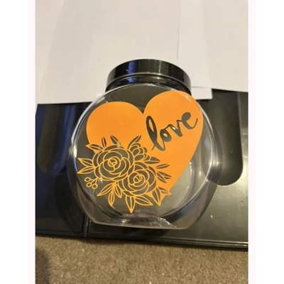 heart love & flowers