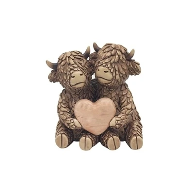 Highland Cow & Heart Duo Highland Cow & Heart Duo