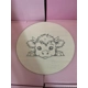 Highland cow Large Round Plaque