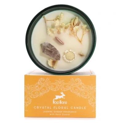 Hop Hare Crystal Magic Flower Candle - The Lion Hop Hare Crystal Magic Flower Candle - The Lion