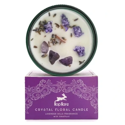 Hop Hare Crystal Magic Flower Candle - The Moon Hop Hare Crystal Magic Flower Candle - The Moon