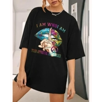 I Am Who I Am Slogan T-shirt