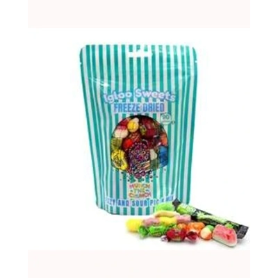 Igloo Fizzy and Sour Pic n Mix Freeze Dried Sweets Pouch 90g Igloo Fizzy and Sour Pic n Mix Freeze Dried Sweets Pouch 90g