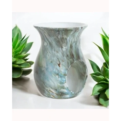 Jade Marble Wax Melt Tea Light Burner