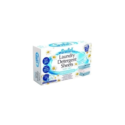 Laundry Detergent Sheets Fresh Clean (20) Laundry Detergent Sheets Fresh Clean (20)