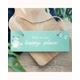 Light Green This is Our Happy Place Hanging Sign