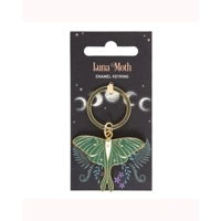 Luna Moth Keyring
