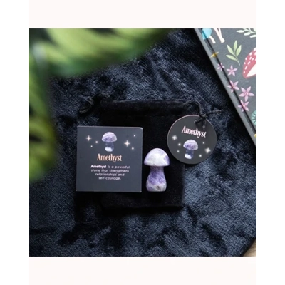 Magical Amethyst Crystal Mushroom