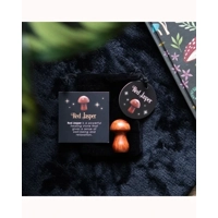 Magical Red Jasper Crystal Mushroom