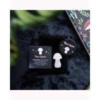 Magical Rose Quartz Crystal Mushr..