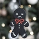 Spooky Gingerbread Man Hanging Ornament