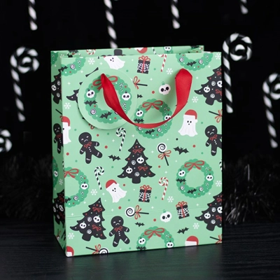 Merry Creepmas Print Gift Bag